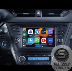 Toyota Wireless Apple CarPlay & Android Auto Retrofit Kit - Touch 2 & Entune 2.0 (2014–2019) - Plug & Play, OEM Button Support