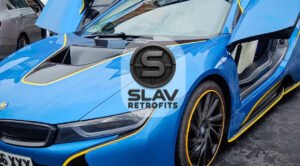 BMW i8 Retrofit Wireless Apple CarPlay Android Auto Video in Motion installation
